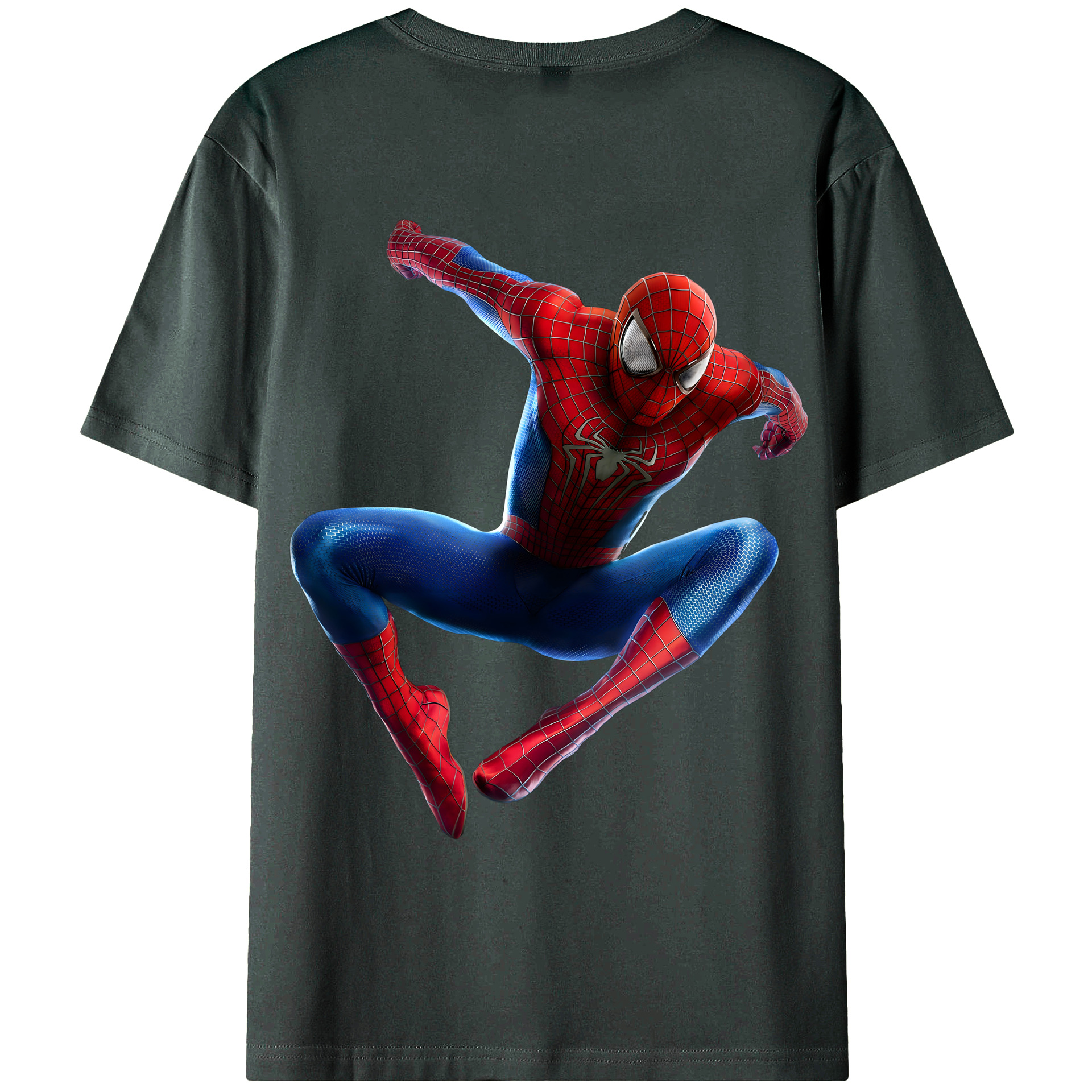 （画像用） アベンジャーズ The Avengers 綿100％ メンズ半袖Tシャツ（バックプリント） 通気性